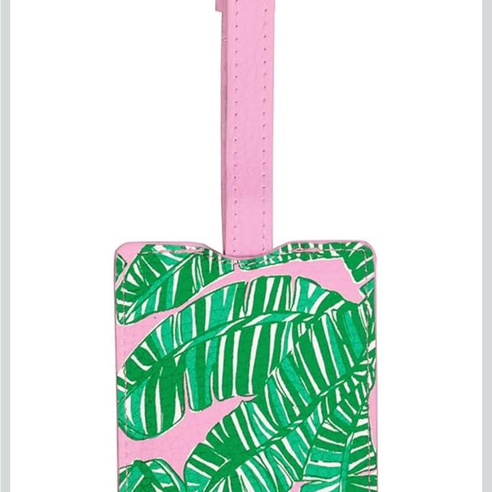 Lilly Pulitzer Leatherette Luggage Tag - Let's Go Bananas - Picture 3 of 4
